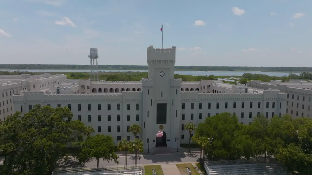 The Citadel barracks in Charleston SC