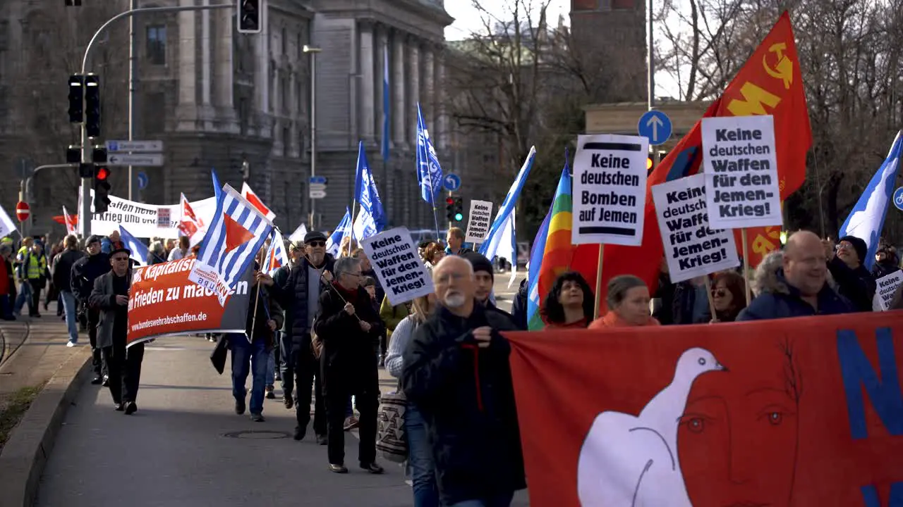 Anti war and anti military protest in Germany