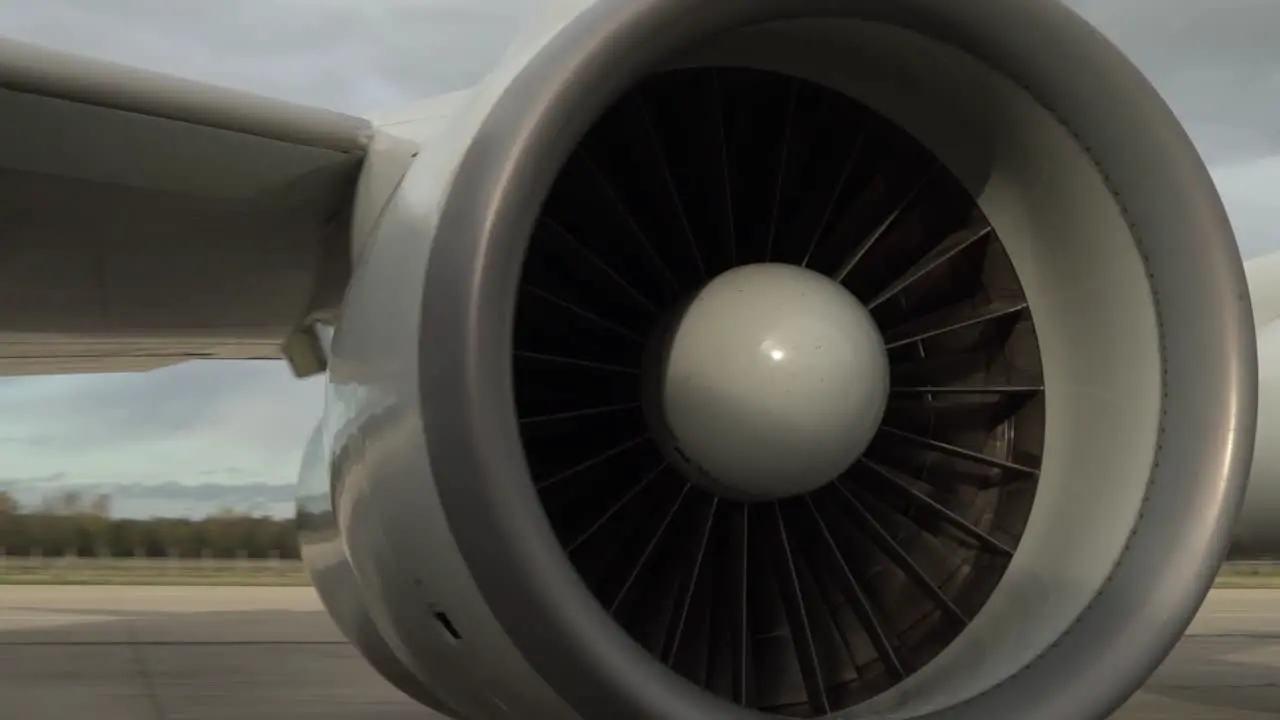 Nato Awacs (Airborne Warning And Control System) Aircraft And Radar Dome Filmed From The Ground And Hanger