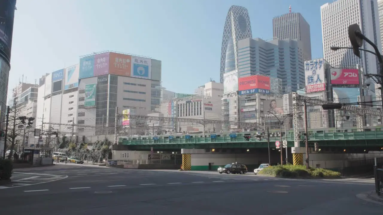 Shinjuku skyline in Tokyo Japan