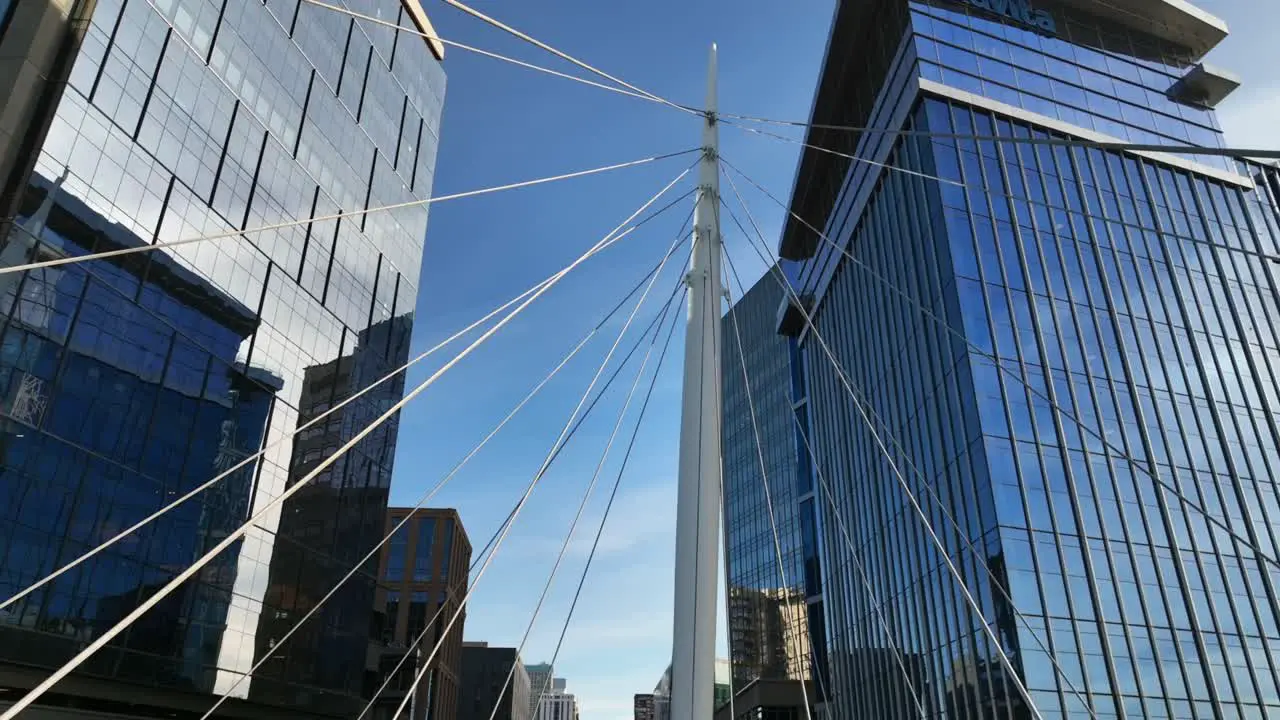 DENVER DOWNTOWN BRIDGE MID WINTER