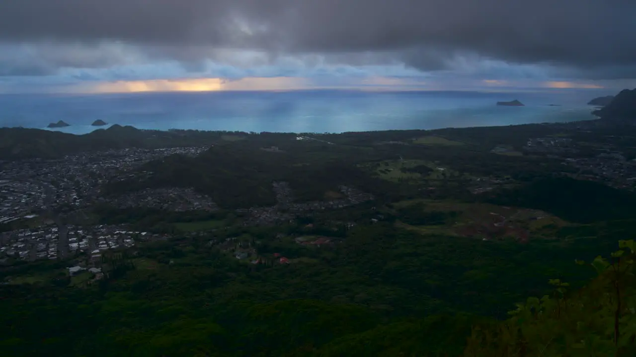 Timelapse of Sunrise from Olomana in Hawaii