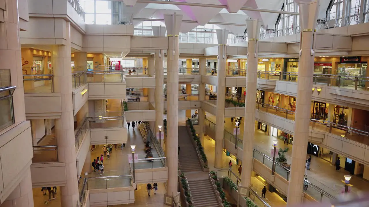 Interior of Japanese Mall in Yokohama