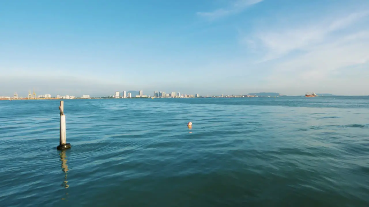 Peaceful and calm ocean scene