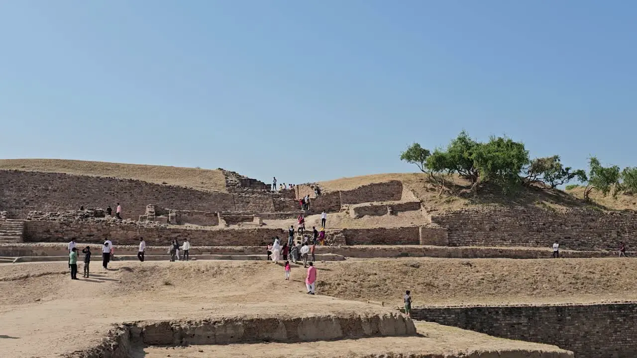 Dholavira Archeology Heritage Site thousands of people visit this heritage site