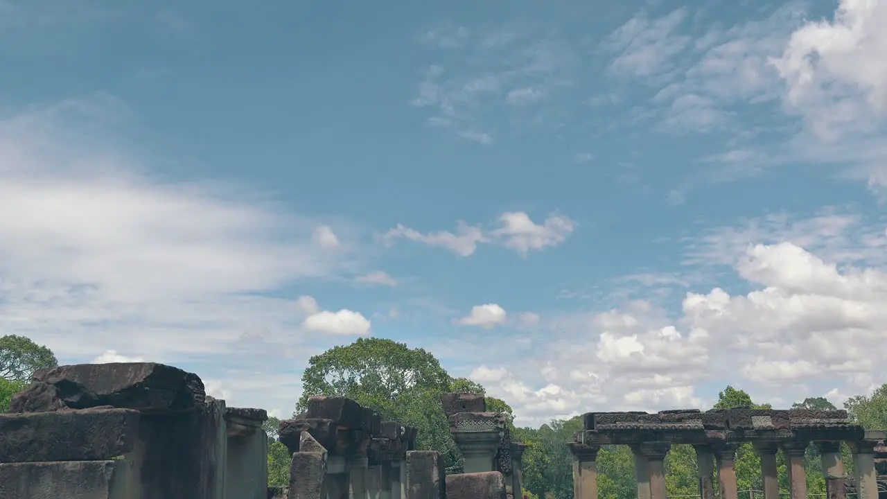 Clouds Over an Ancient Temple