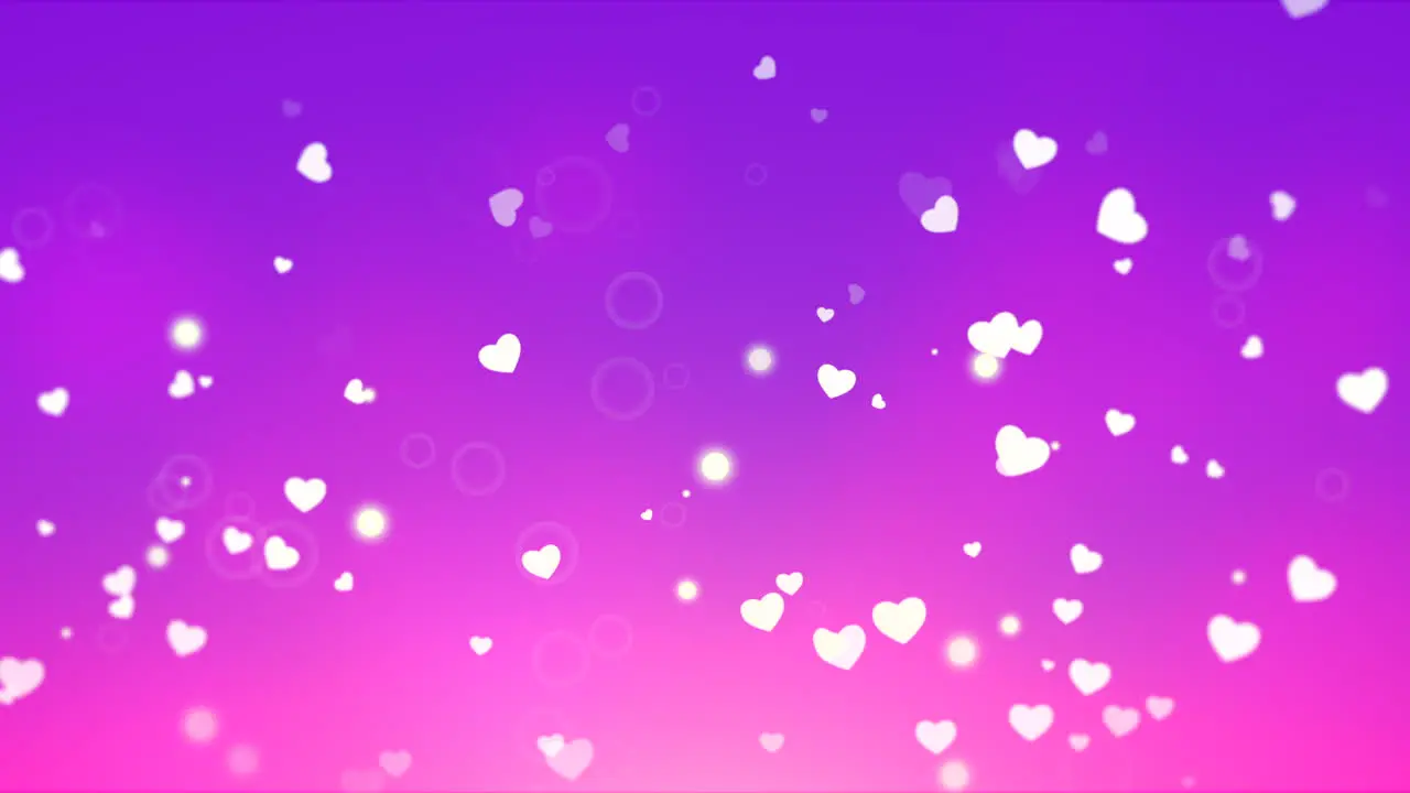 Valentines day shiny background Animation romantic heart 60