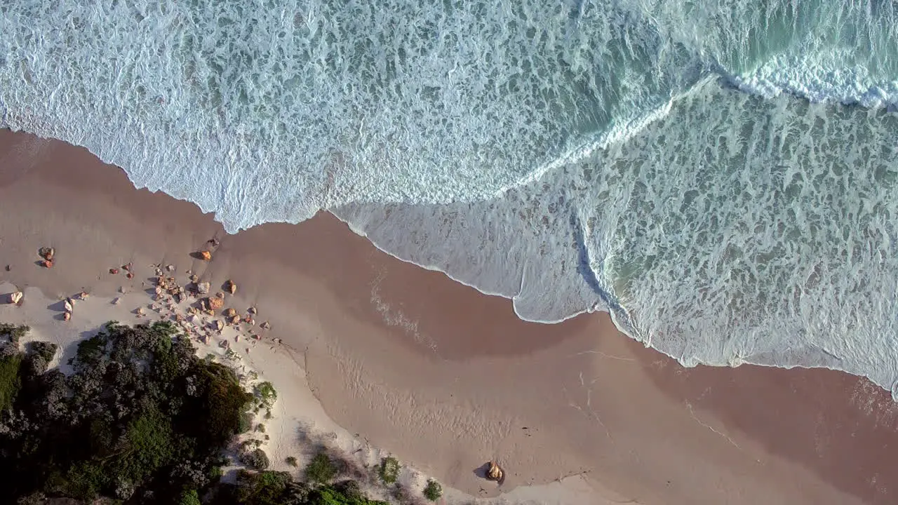 Waves rolling onto the beach is the most relaxing