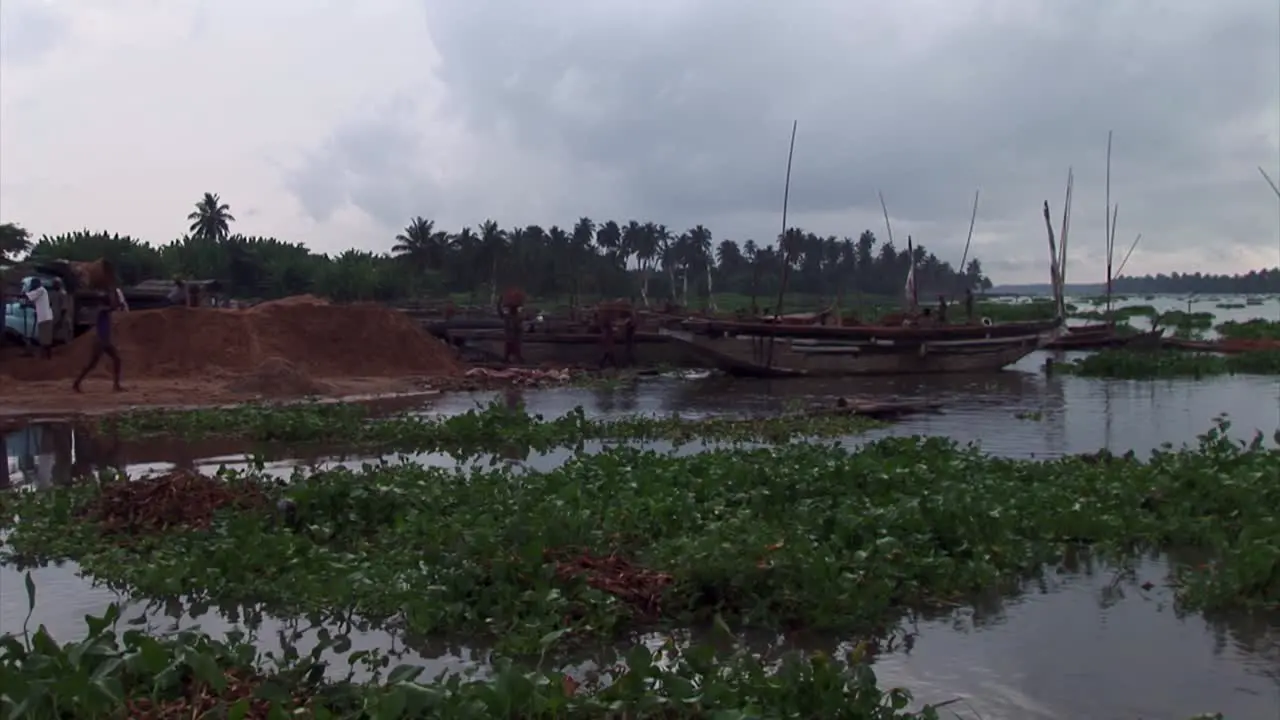 River Sand mine in Badagry Nigeria