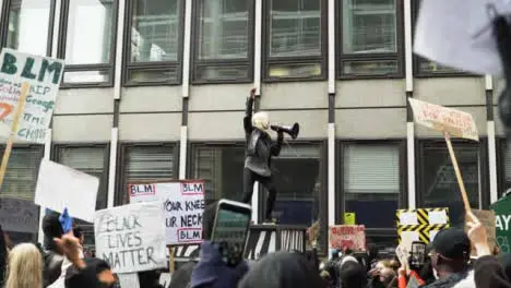 London Activist Leading Black Lives Matter Chant