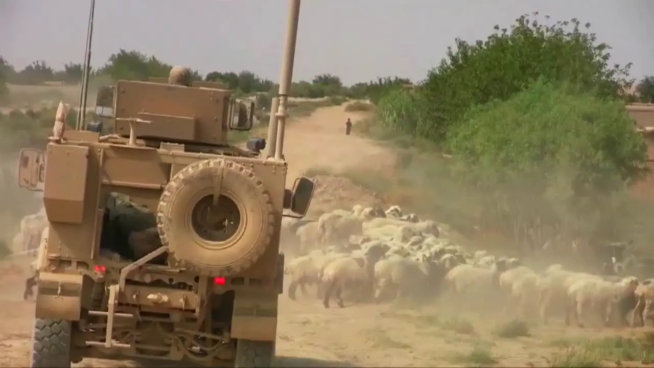 Shots From A Convoy Passing Through Remote Villages In Afghanistan 4