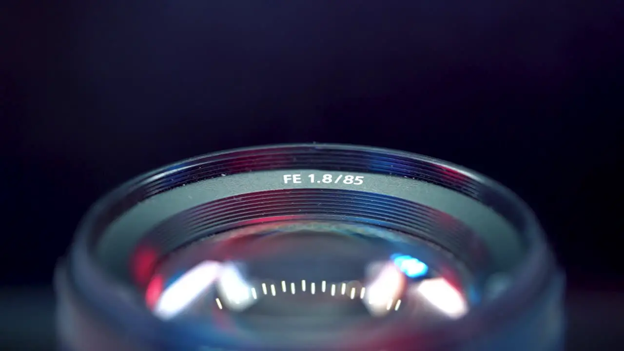 Closeup of popular Sony 85mm f1