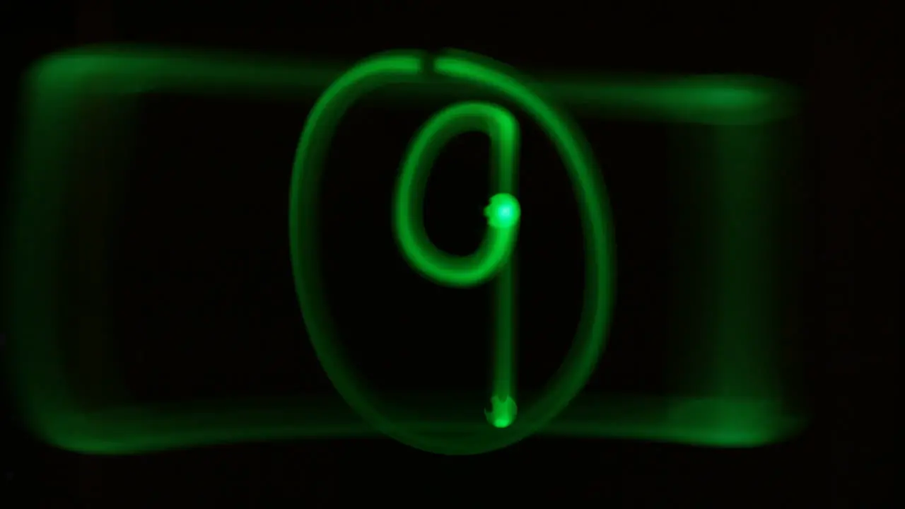 Light Paint Countdown 00