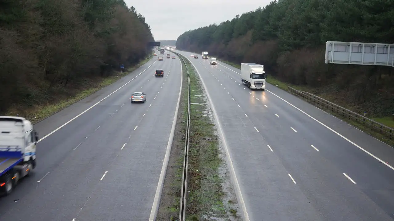 The M1 Motorway road in the UK