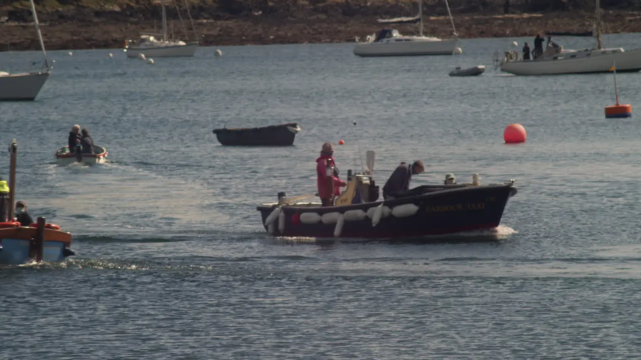 Boats Sail On The Sea Of St