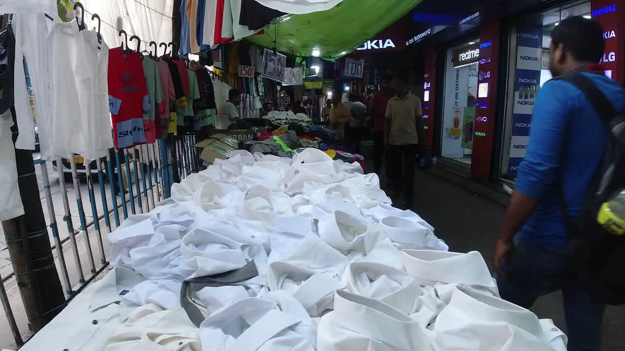 Stock footage of Kolkata wholesale market called new market