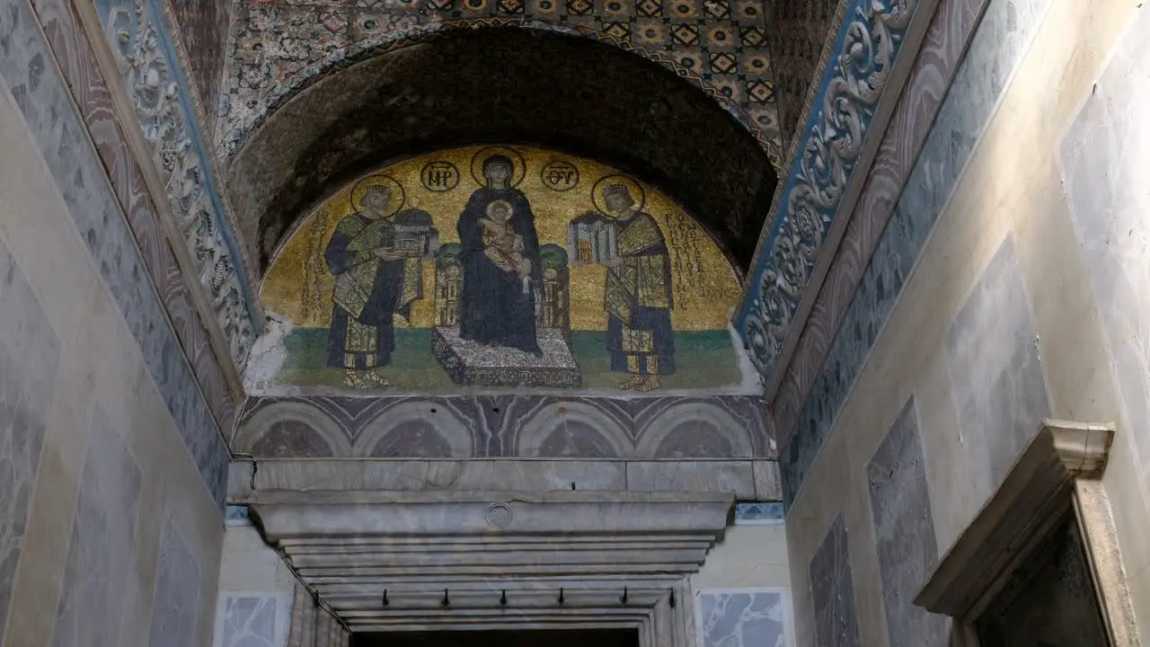 Virgin Mary depiction in Hagia Sophia