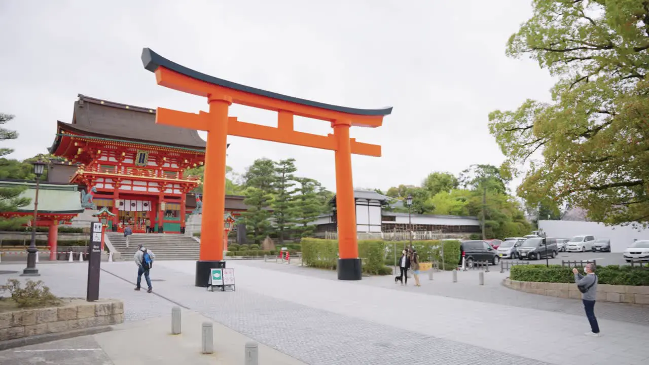 Main Torii Gate at Fushimi Inari Kyoto