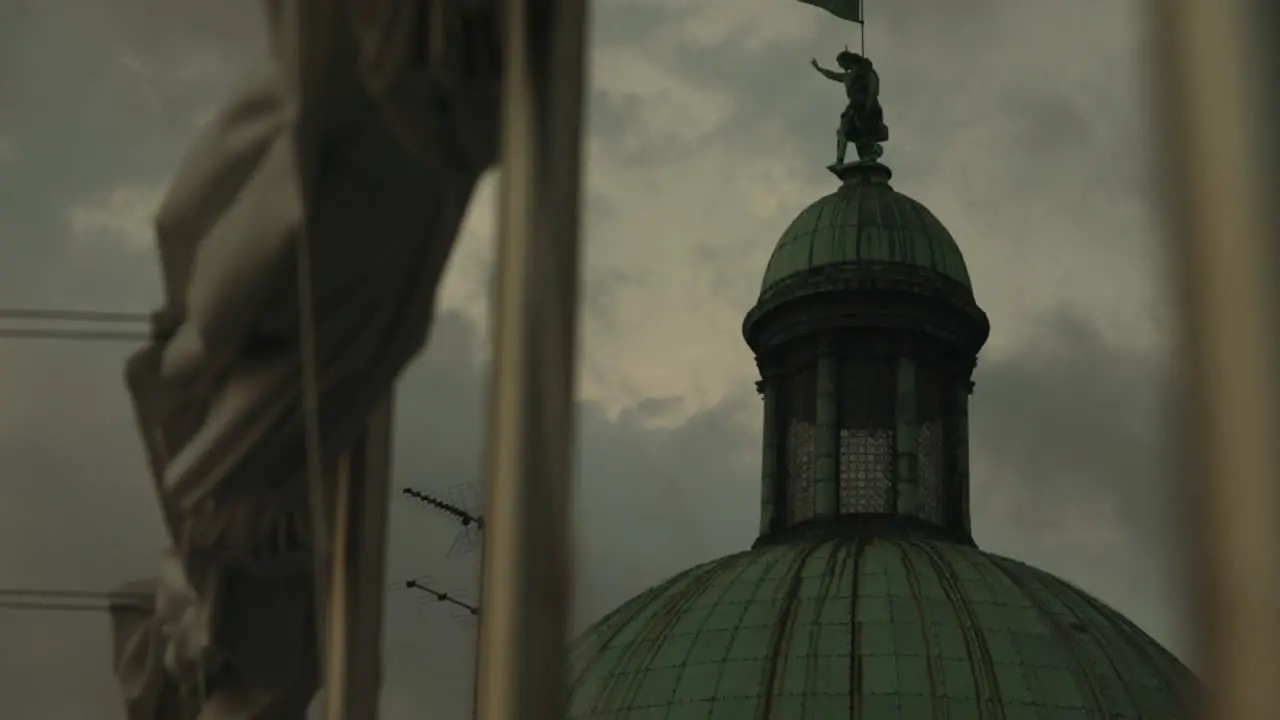 The Dome Of A Church In Venice Italy