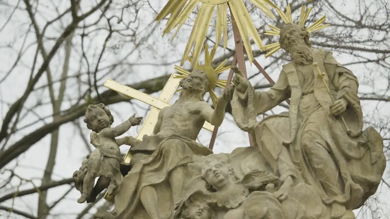 Statue at Nagykanizsa Hungary
Camera moves slowly up