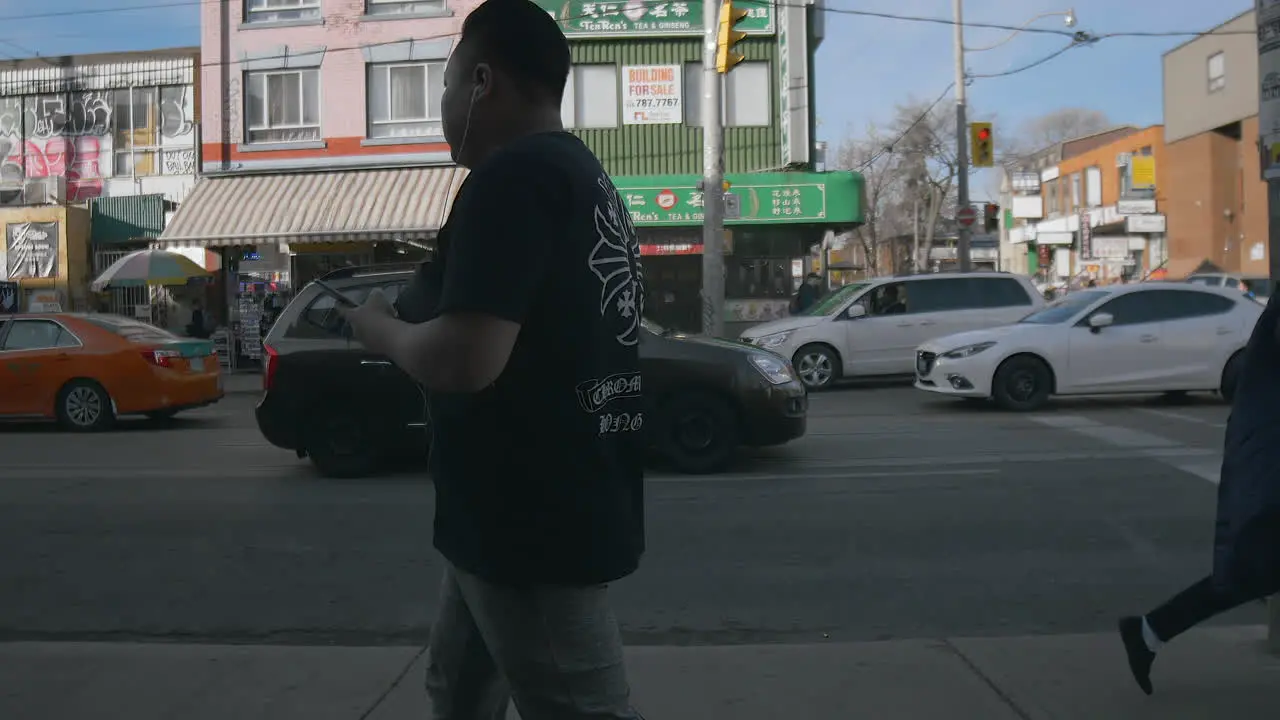 TORONTO ONTARIO CANADA SHOT IN SLOW MOTION PEOPLE AND TRADITIONS AT CHINATOWN DOWNTOWN 01 06 2018