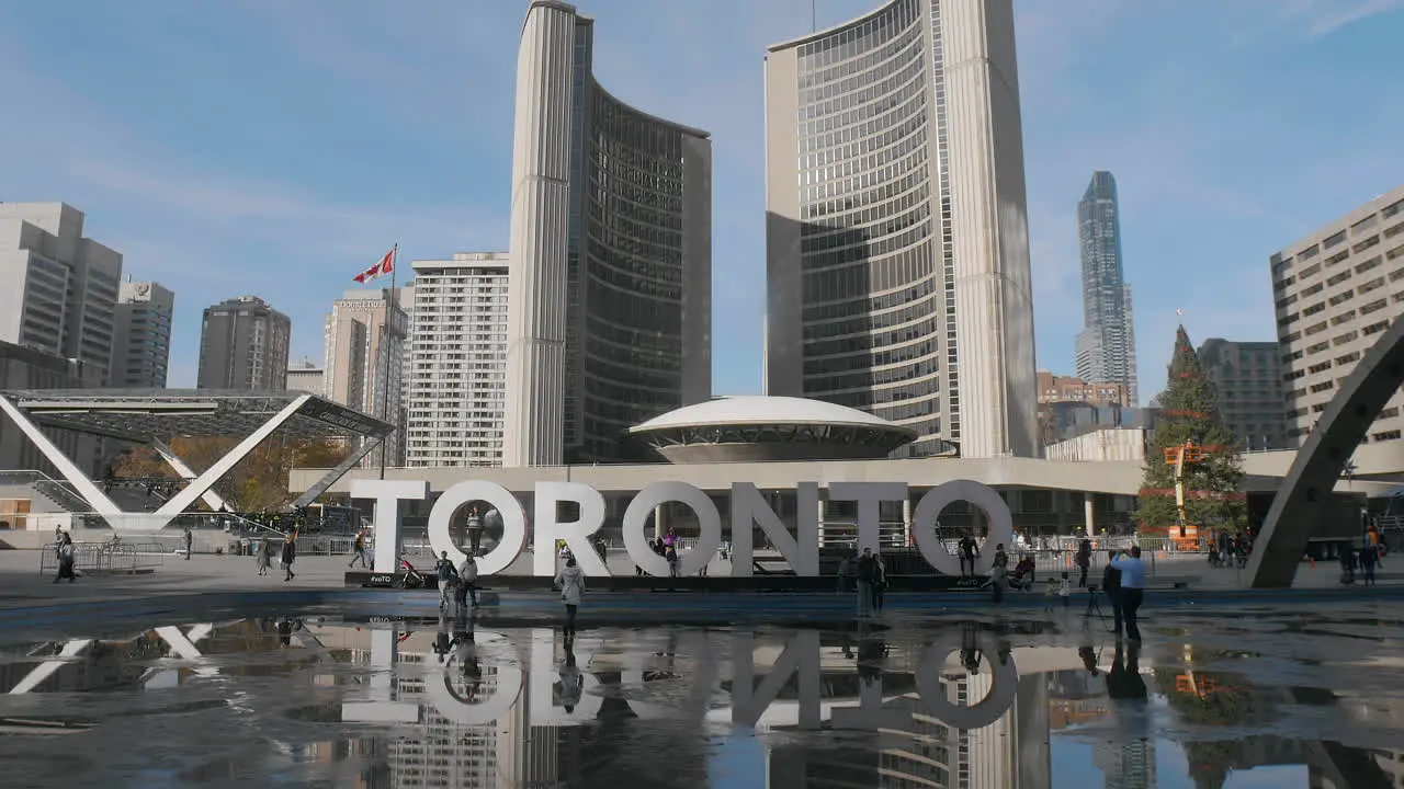 Toronto Sign In Nathan Phillips Square