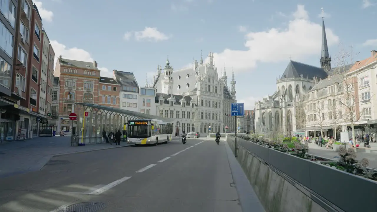 Panoramic skyline of the town hall St