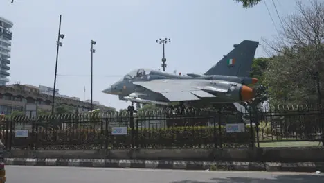 Static Outdoor Display Of HAL Tejas Fighter Jet In Bangalore India