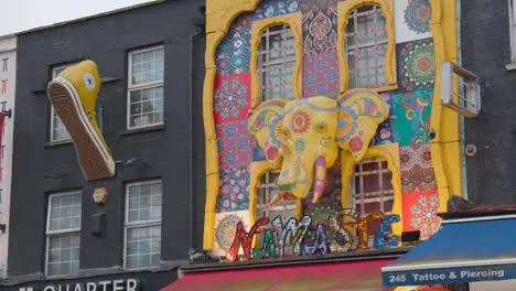 Exterior Of Namaste Indian Store On Camden High Street In North London UK 2