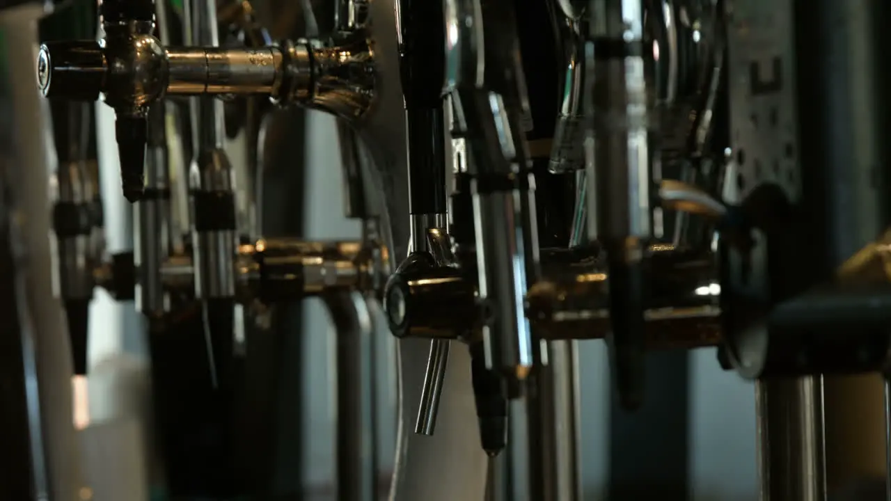 View of tap in a bar 