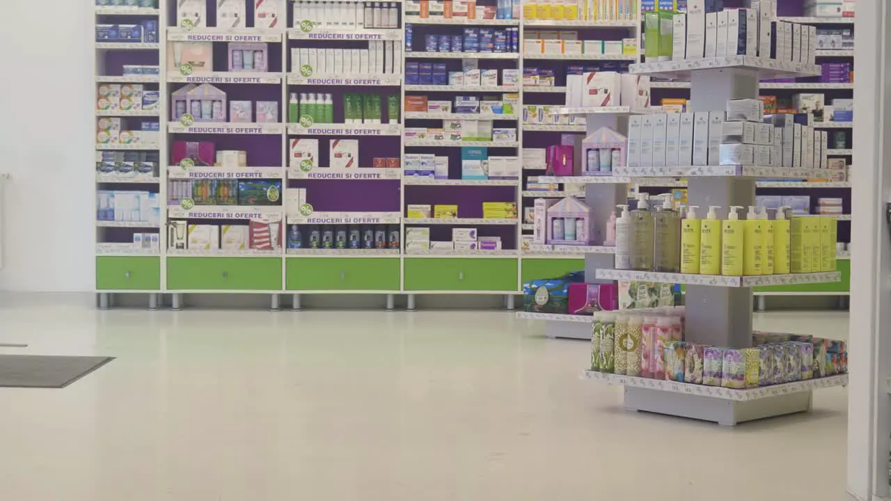 Drugstore And Pharmacy In A Shopping Mall