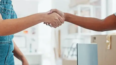 Business deal agreement and shaking hands