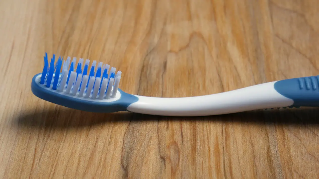 Toothbrush blue tooth brush health care dental dentist hygiene plastic blue brush healthcare tooth cleaning