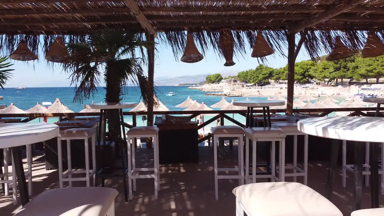 Fly through Tropical Beachclub and Restaurant in Ksamil Albania