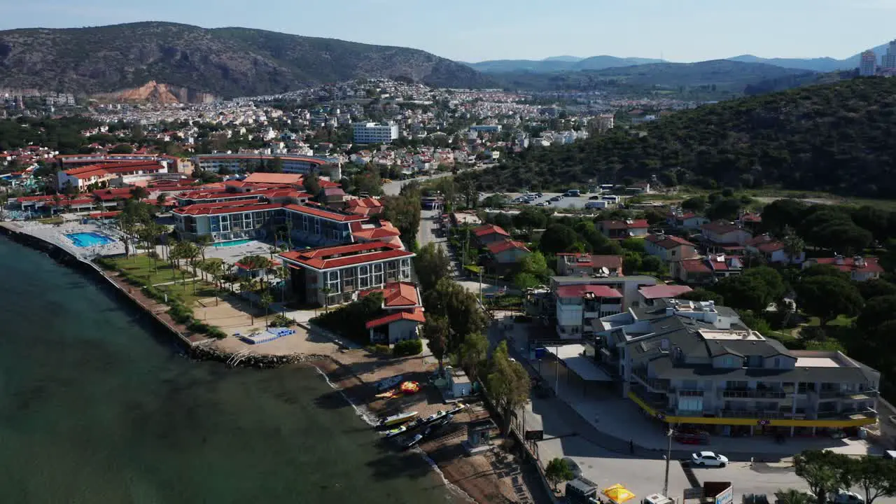 Idyllic resort town on Turkey coastal