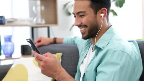 Man on a phone watching a video on social media