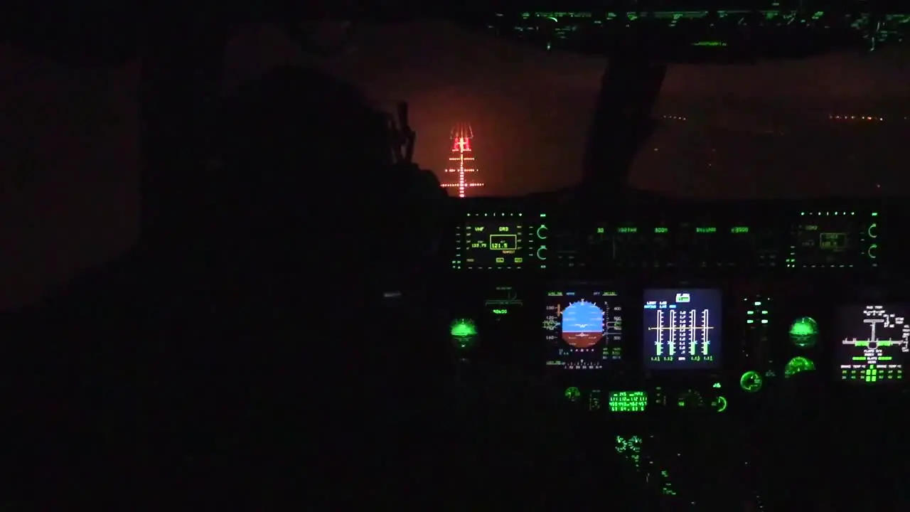 Footage Shows The View From The Cockpit As C17 Lands In Kuwait