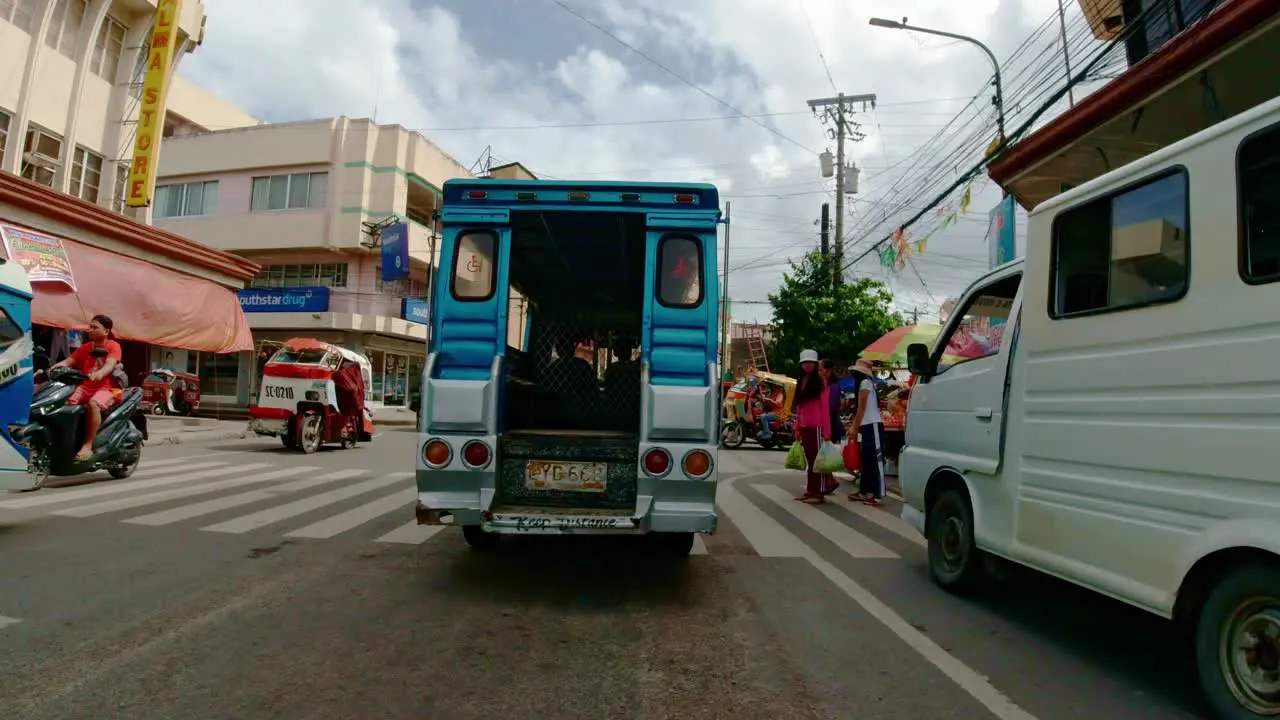 Exploring the streets of Surigao City Philippines on a mini Jeepney