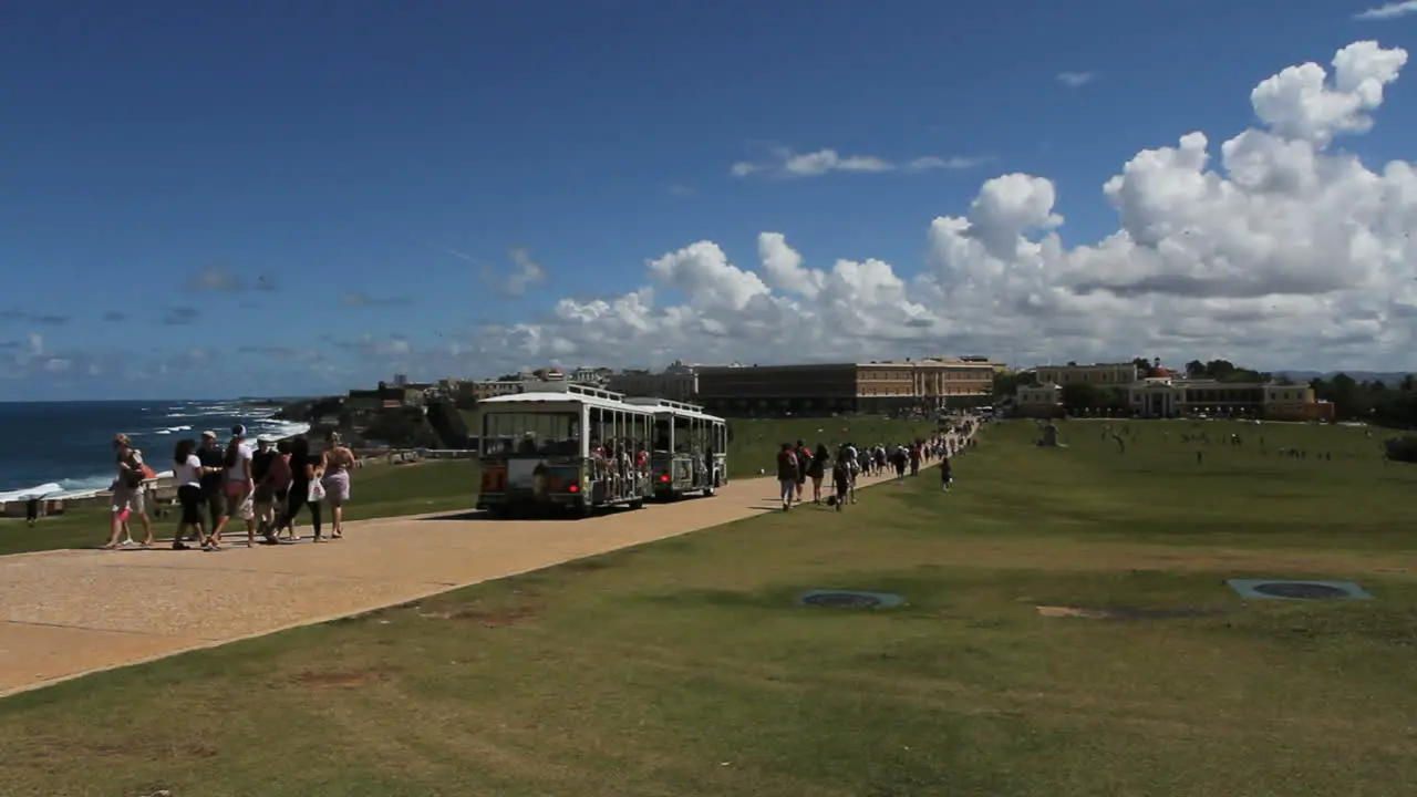 San Juan El Morro walkway