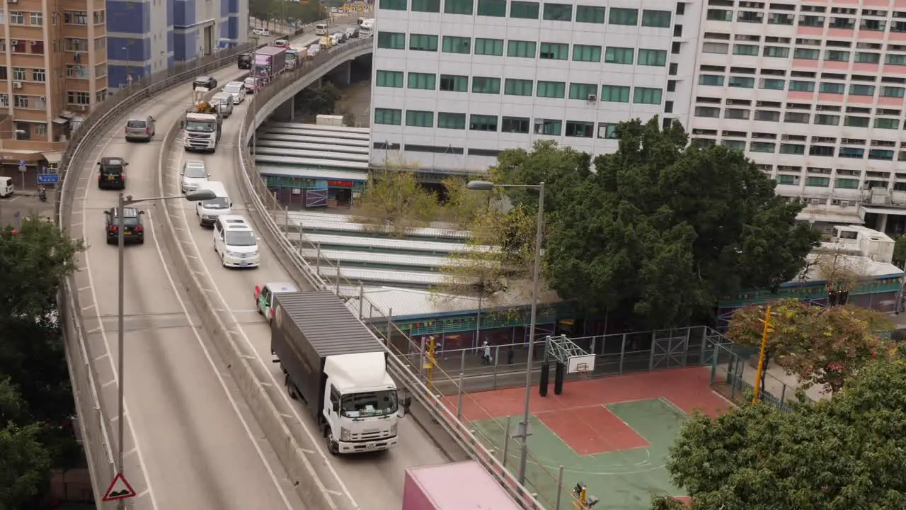 Slow Traffic in Hong Kong