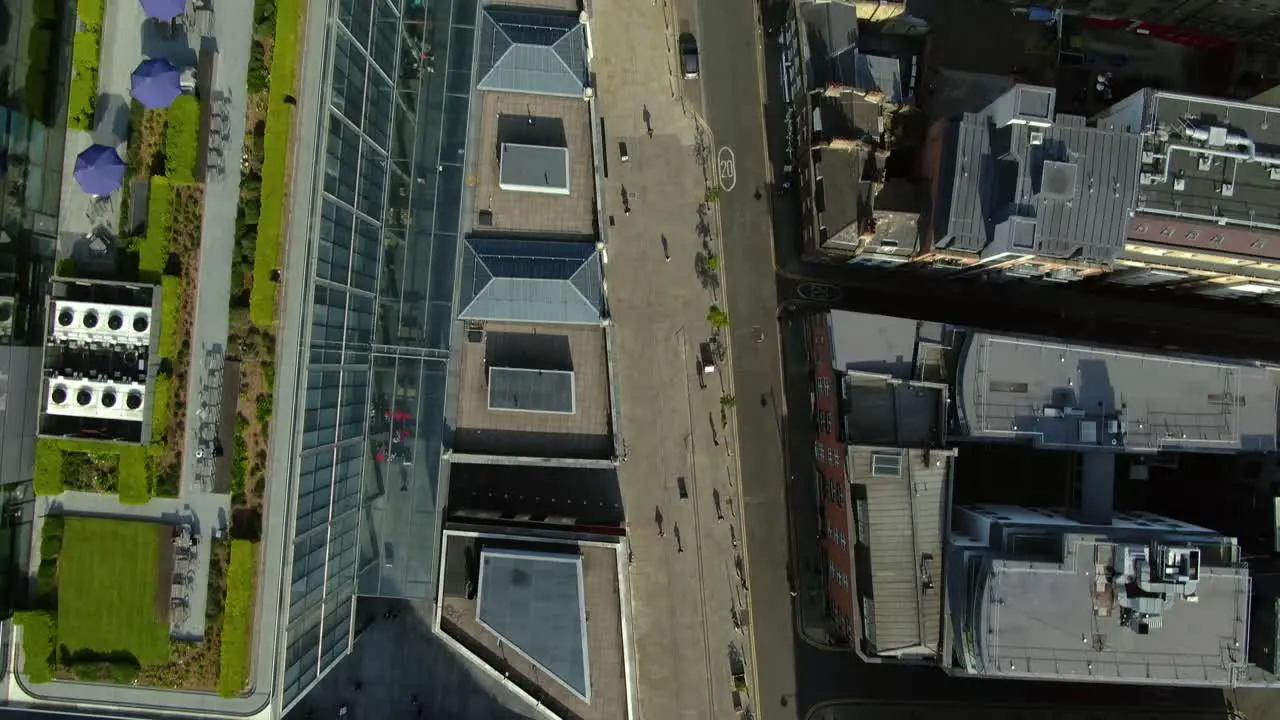 Top view of Buildings in the city of London