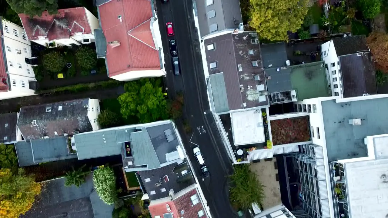 Aerial topshot of the German City of Bonn