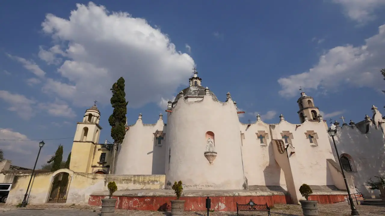 Mexico Atotonilco Cloud Over Church