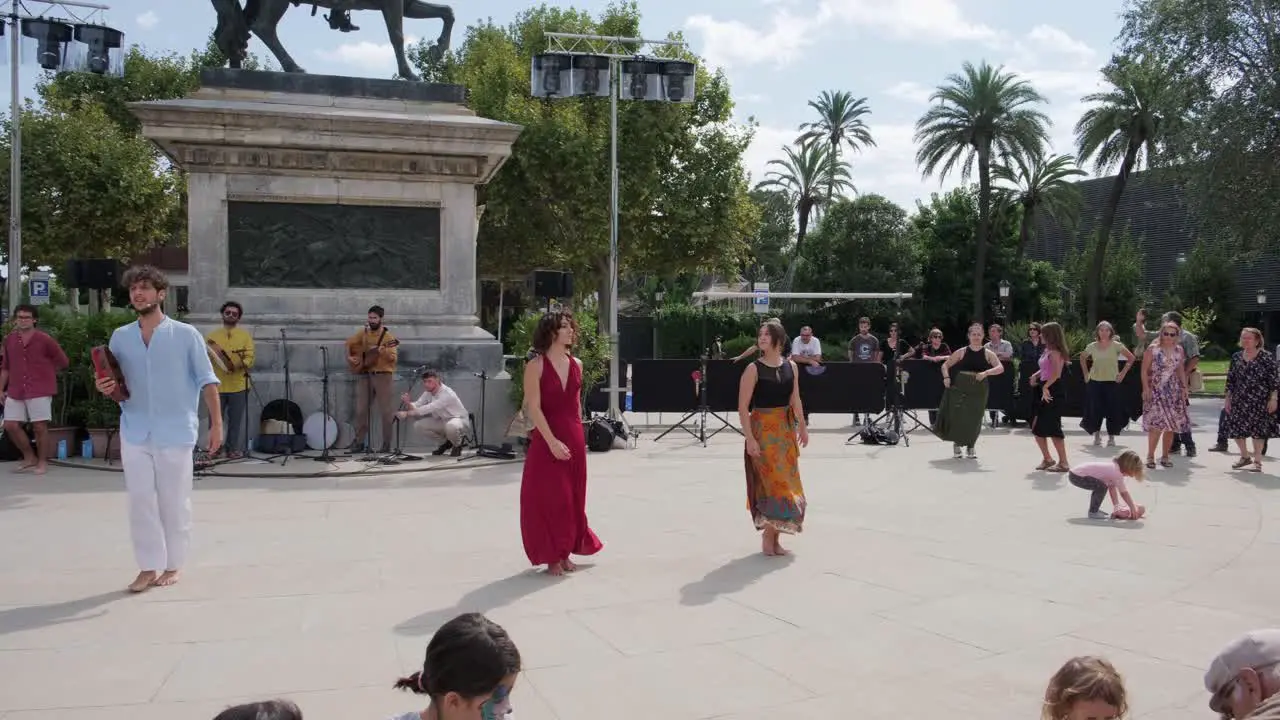 Parc De la Ciutadella Italian Tarantella Group Festa La Mercè 2022