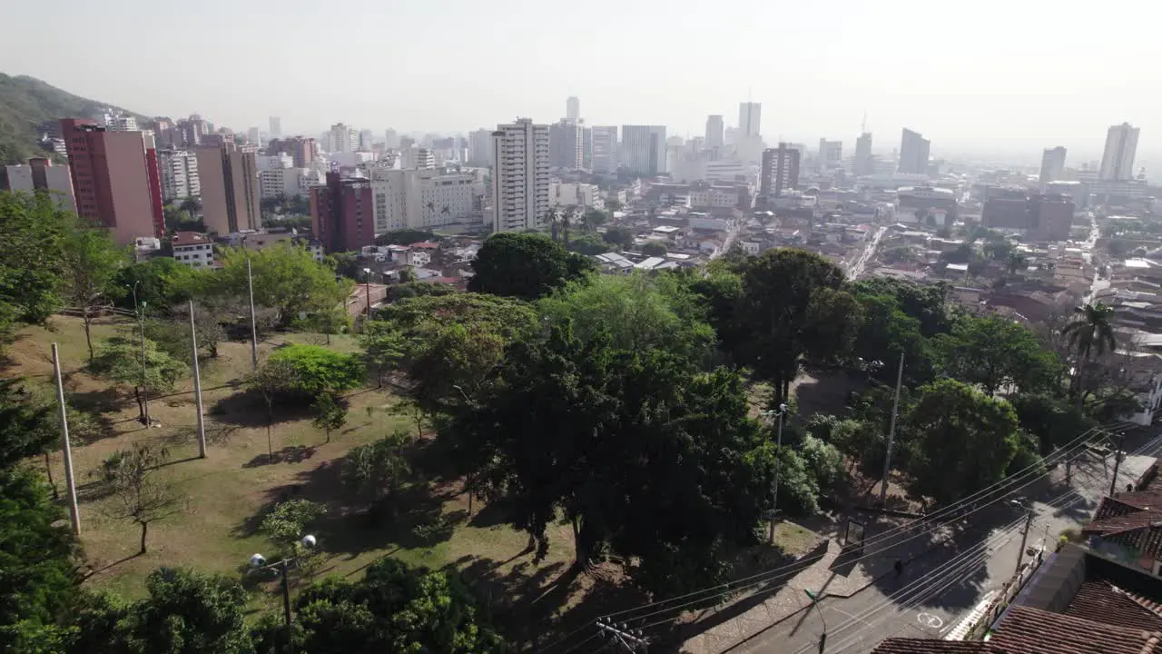 Cali cityscape Colombia in South America_forward shot