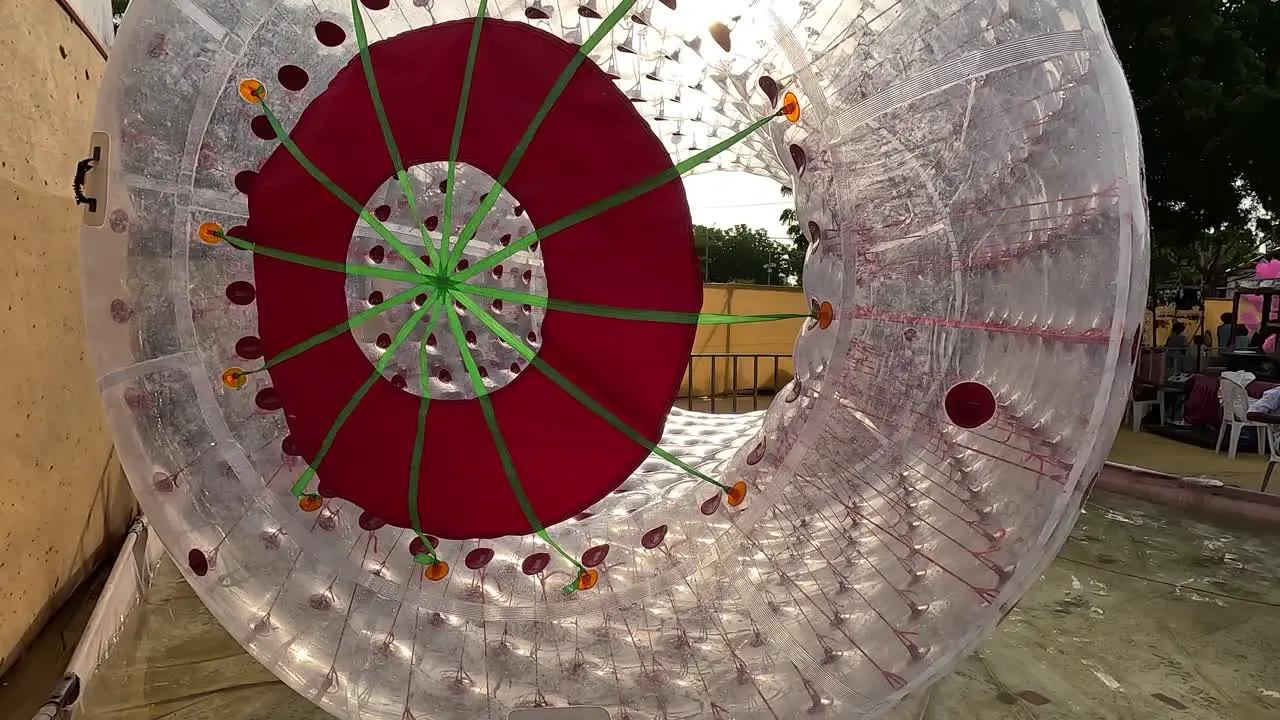 A ride scene where little kids can enjoy the water in the adventure park