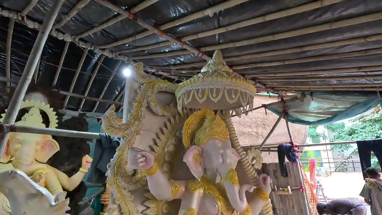 Artisans are making amazing idols of Lord Ganesha as the festival approaches Happy Ganesh Chaturthi