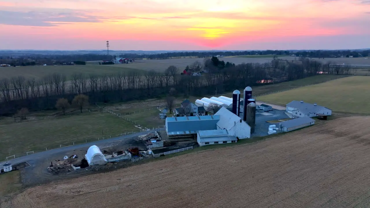 Large Amish farm in Lancaster County Pennsylvania