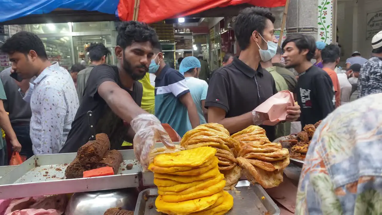 Street food in Dhaka Bangladesh