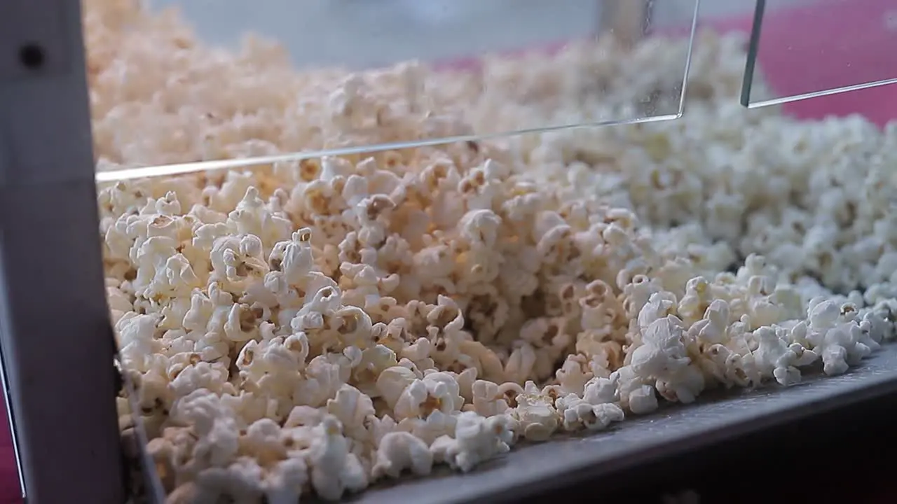 Popcorn close and detailed Piles of popcorn Shooting shooting with dolls